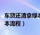車貸還清拿綠本流程需要多久（車貸還清拿綠本流程）