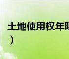 土地使用權(quán)年限的規(guī)定（土地使用權(quán)年限規(guī)定）