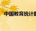 中國(guó)教育統(tǒng)計(jì)數(shù)據(jù)（中國(guó)教育數(shù)據(jù)統(tǒng)計(jì)網(wǎng)）