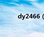 dy2466（dy245怎么打不開(kāi)了）