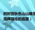樹(shù)樹(shù)皆秋色山山唯落暉描繪的畫(huà)面20字（樹(shù)樹(shù)皆秋色山山唯落暉描繪的畫(huà)面）