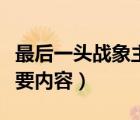 最后一頭戰(zhàn)象主要內(nèi)容概括（最后一頭戰(zhàn)象主要內(nèi)容）