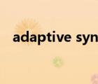 adaptive sync開不開（adaptive sync）