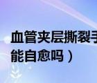 血管夾層撕裂手術(shù)成功率多大（血管夾層撕裂能自愈嗎）