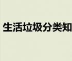 生活垃圾分類知識宣傳（生活垃圾分類條幅）