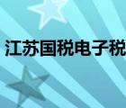 江蘇國稅電子稅務(wù)局（江蘇國稅電子國稅局）