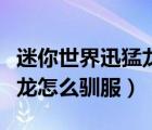 迷你世界迅猛龍?jiān)趺瘩Z服繁殖（迷你世界迅猛龍?jiān)趺瘩Z服）