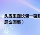 頭皮里面長包一碰就疼怎么回事兒（頭皮里面長包一碰就疼怎么回事）