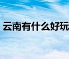 云南有什么好玩的項(xiàng)目（云南有什么好玩的）