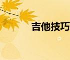 吉他技巧大全圖解（吉他技巧）