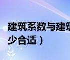 建筑系數(shù)與建筑密度的區(qū)別（工廠建筑密度多少合適）