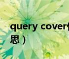 query cover什么意思（query ok是什么意思）