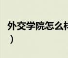 外交學(xué)院怎么樣錄取線多少（外交學(xué)院怎么樣）