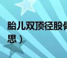 胎兒雙頂徑股骨長標(biāo)準(zhǔn)（胎兒雙頂徑是什么意思）