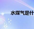 水煤氣是什么成分（水煤氣是什么）