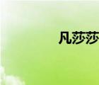 凡莎莎最新進展（凡莎莎）