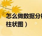 怎么做數(shù)據(jù)分析統(tǒng)計柱狀圖（如何用excel做柱狀圖）