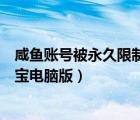 咸魚賬號被永久限制怎樣通過淘寶人工客服解封（咸魚網(wǎng)淘寶電腦版）