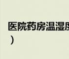醫(yī)院藥房溫濕度記錄表（藥房溫濕度正常范圍）