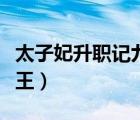 太子妃升職記九王是誰演的（太子妃升職記九王）
