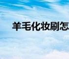 羊毛化妝刷怎么清洗（化妝刷怎么清洗）