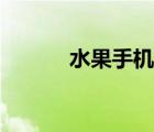 水果手機(jī)是啥手機(jī)（水果手機(jī)）