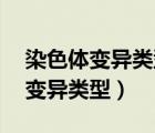 染色體變異類型xo是父母的問題嗎（染色體變異類型）