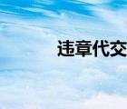 違章代交罰款（違章罰款代繳）
