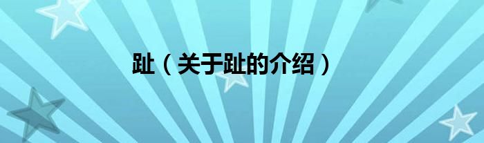 趾（關(guān)于趾的介紹）
