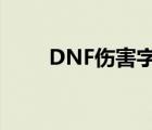 DNF傷害字體補(bǔ)?。╠nf傷害字體）