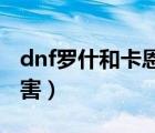 dnf羅什和卡恩那個(gè)厲害（卡羅索和卡恩誰厲害）