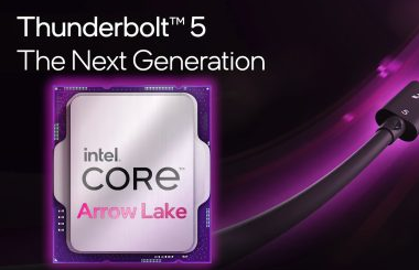 英特爾ArrowLake桌面CPU平臺(tái)采用Thunderbolt5BarlowRidge帶寬高達(dá)120Gbps