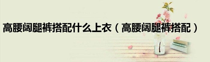 高腰闊腿褲搭配什么上衣（高腰闊腿褲搭配）