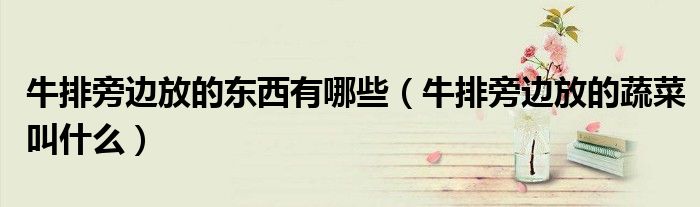 牛排旁邊放的東西有哪些（牛排旁邊放的蔬菜叫什么）