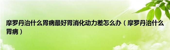 摩羅丹治什么胃病最好胃消化動力差怎么辦（摩羅丹治什么胃?。? />
                                         </a>
                                    </div>
                                 <div   id=