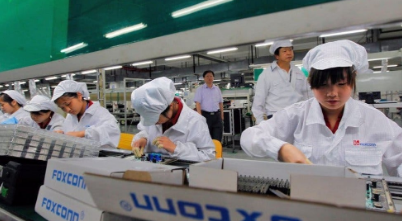 蘋果iPhone15系列四家合約制造商的產量分布