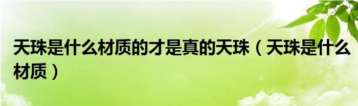 天珠是什么材質(zhì)的才是真的天珠（天珠是什么材質(zhì)）