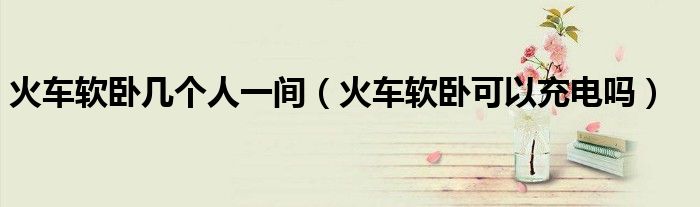 火車軟臥幾個(gè)人一間（火車軟臥可以充電嗎）