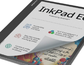 PocketBookInkPadEo推出配備彩色電子墨水顯示屏Android系統(tǒng)和手寫筆
