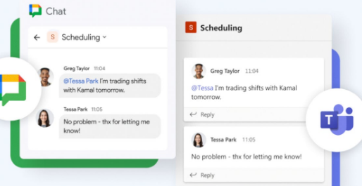 GoogleChat Slack和Teams之間的互操作性已退出Beta測試