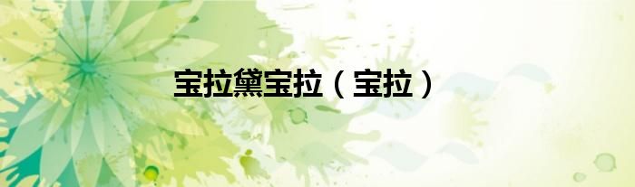 寶拉黛寶拉（寶拉）
