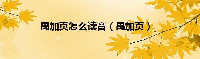 禺加頁怎么讀音（禺加頁）