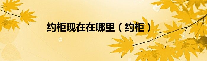 約柜現(xiàn)在在哪里（約柜）