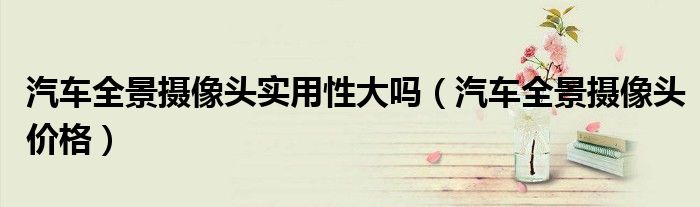 汽車全景攝像頭實用性大嗎（汽車全景攝像頭價格）