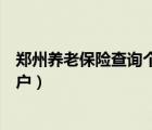 鄭州養(yǎng)老保險查詢個人賬戶查詢（鄭州養(yǎng)老保險查詢個人賬戶）