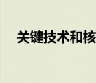 關(guān)鍵技術(shù)和核心技術(shù)的區(qū)別（關(guān)鍵技術(shù)）
