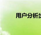 用戶分析步驟（用戶分析怎么寫(xiě)）