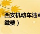 西安機(jī)動(dòng)車違章處理繳費(fèi)（西安交通違章網(wǎng)上繳費(fèi)）