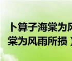 卜算子海棠為風(fēng)雨所損翻譯及注釋（卜算子海棠為風(fēng)雨所損）