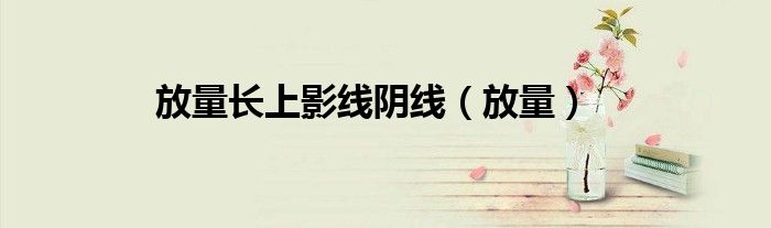 放量長上影線陰線（放量）